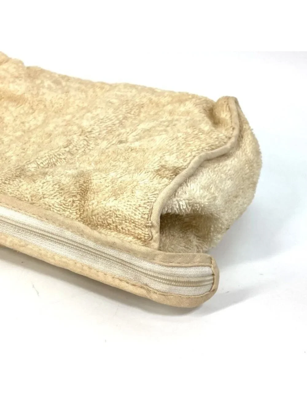 Hermes Pouch Logo Pile Beige